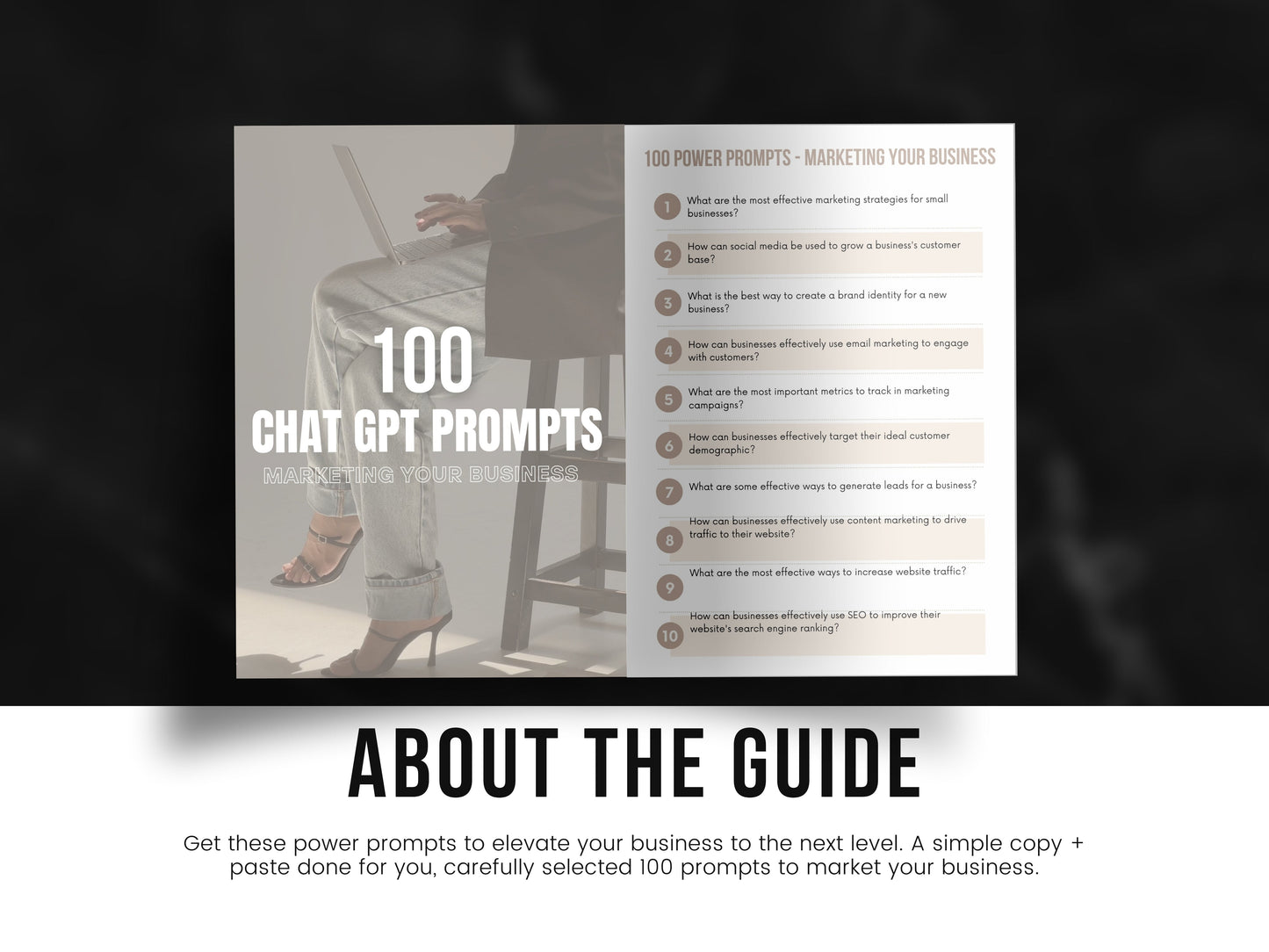 100 ChatGPT Business Prompts