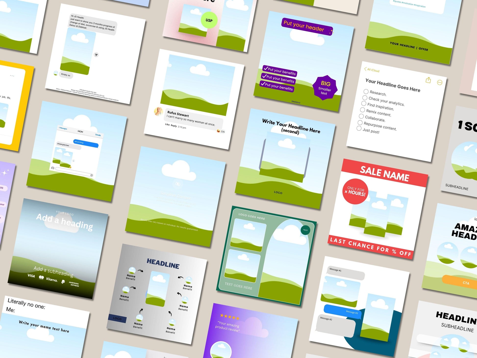 100 Proven To Work Static Ad Templates