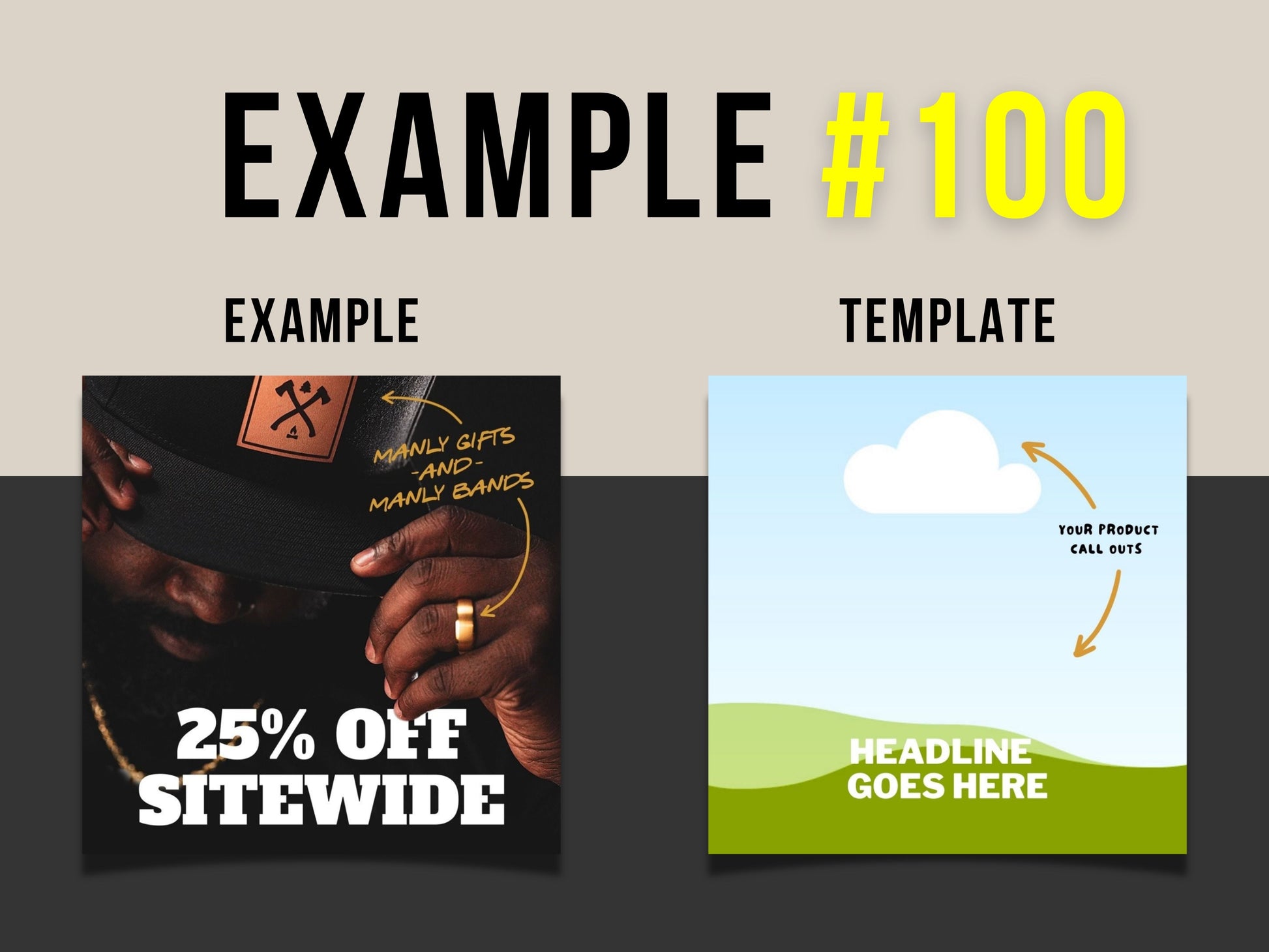 100 Proven To Work Static Ad Templates