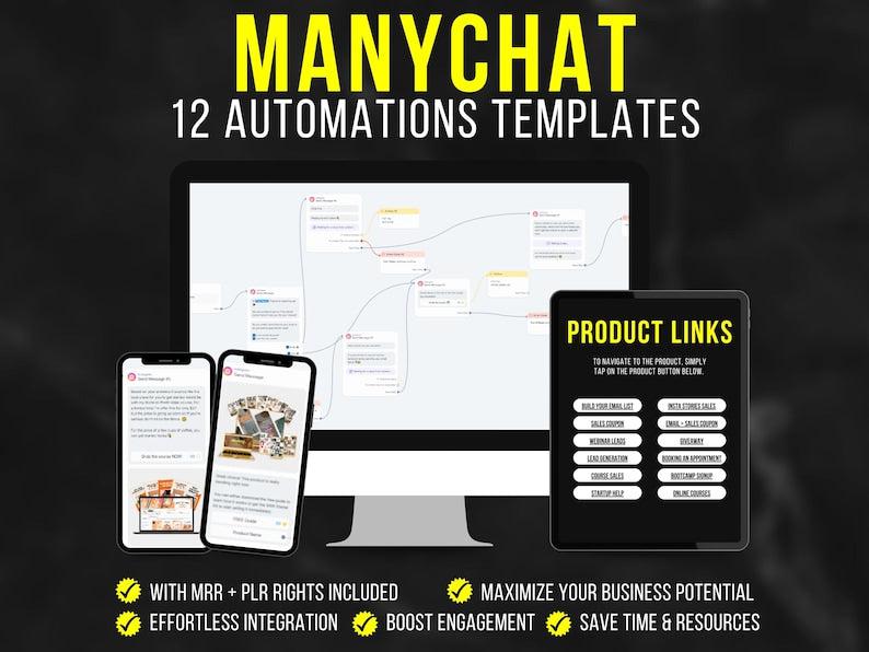 12 Manychat Automation Flows: Email Marketing Automation