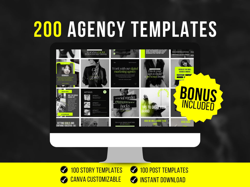 200 Digital Marketing Agency Templates