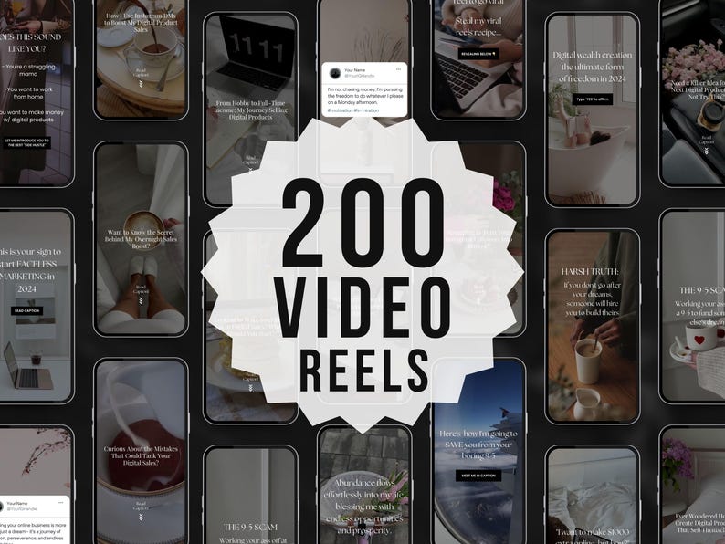 200 Digital Marketing Read Caption Reels