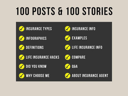 200 Insurance Agent instagram Templates