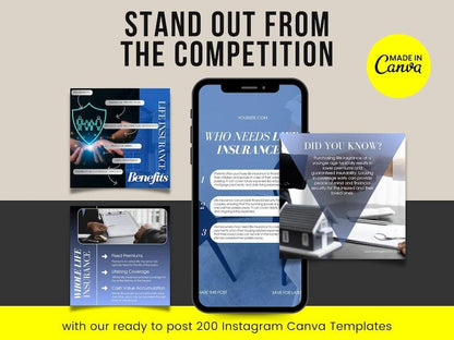 200 Insurance Agent instagram Templates