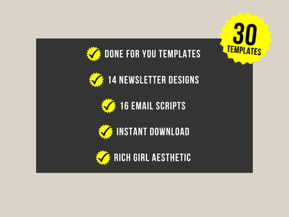 30 Email Templates Pack