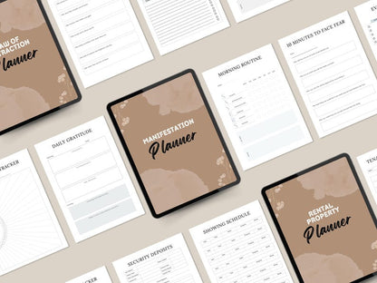 50+ Books, Editable Planners, Trackers and Journals Ideal for Passive Income