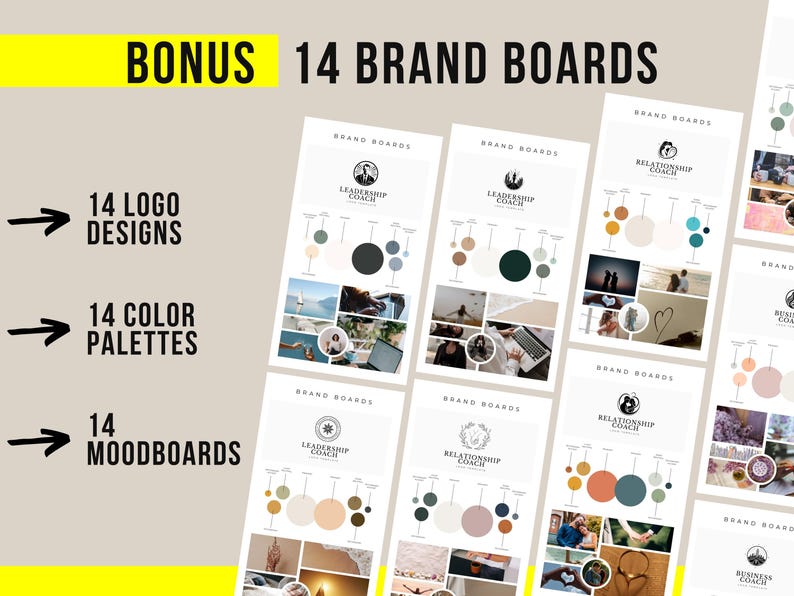 75 Editable Branding Board Templates