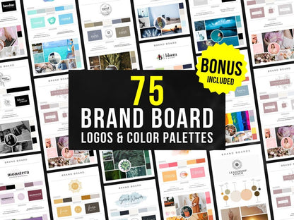 75 Editable Branding Board Templates