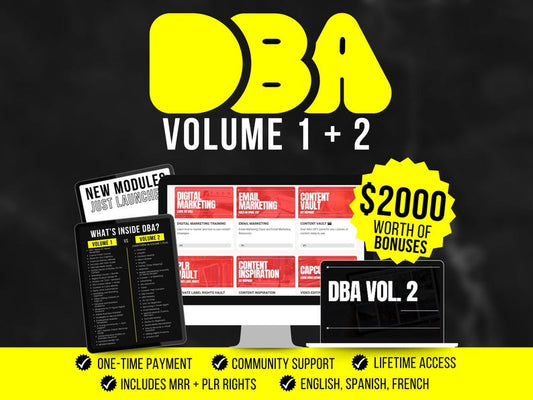 Digital Boss Academy - DBA Vol 1+2 dba