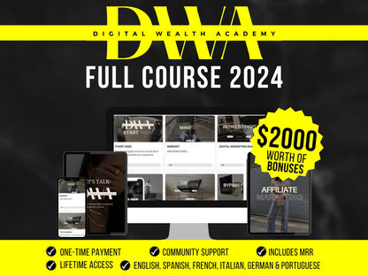 Digital Wealth Academy (DWA) - Digital Course