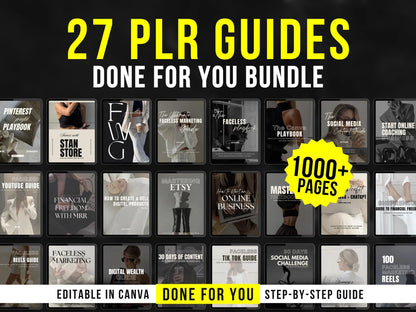 Done For You PLR Bundle