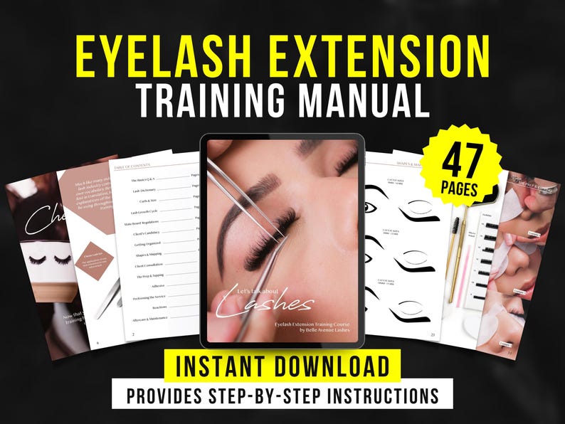 Eyelash Training Manual | Lash Extension Manual