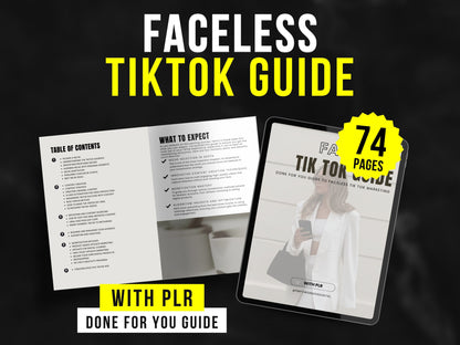 Faceless TikTok Guide