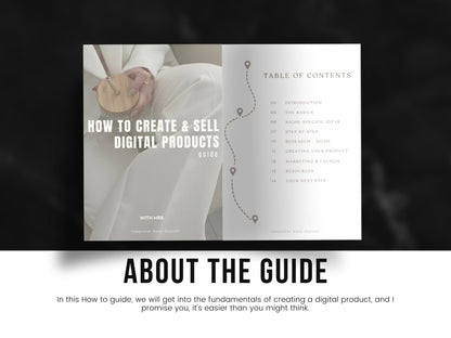 How To Create and Sell Digital Products Guide