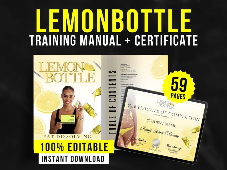 Lemonbottle Training Course with Certificate