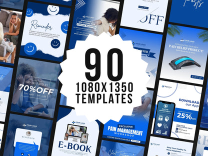 Medical Social Media Template Bundle