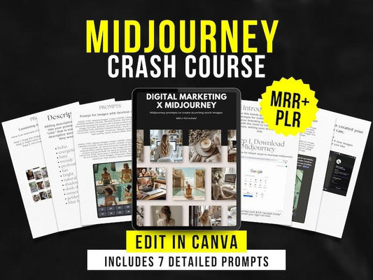 Midjourney Crash Course Master Resell Rights