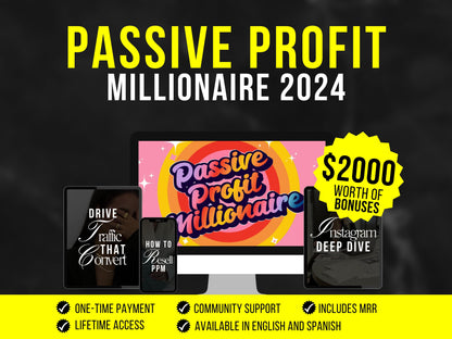 Passive Profit Millionare (PPM) - Digital Course