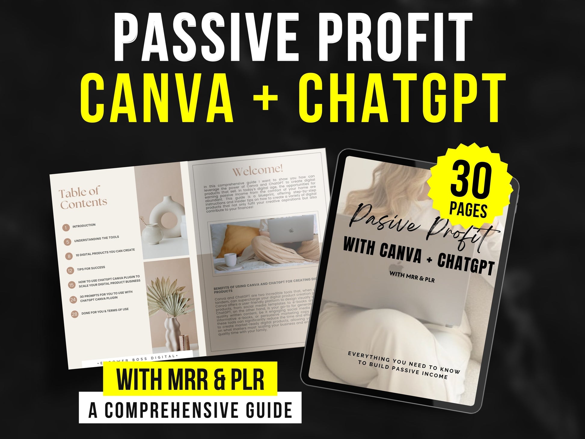 Passive Profit with Canva and ChatGPT