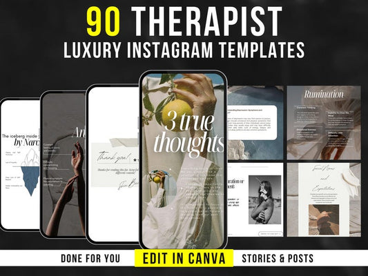 Therapist Instagram Templates