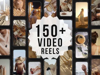 Vanilla Aesthetic Stock Reels Images Bundle