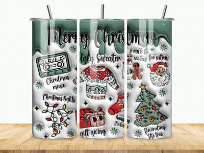 100 Christmas Tumbler Sublimation Designs